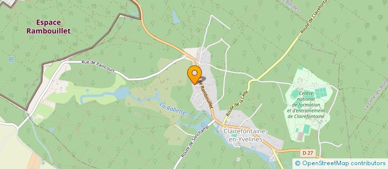 localisation de l'entreprise SCI DE L ORME  CLAIREFONTAINE-EN-YVELINES