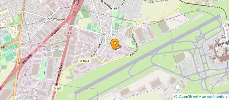 localisation de l'entreprise SCI DE L'ORME ARGENT à WISSOUS
