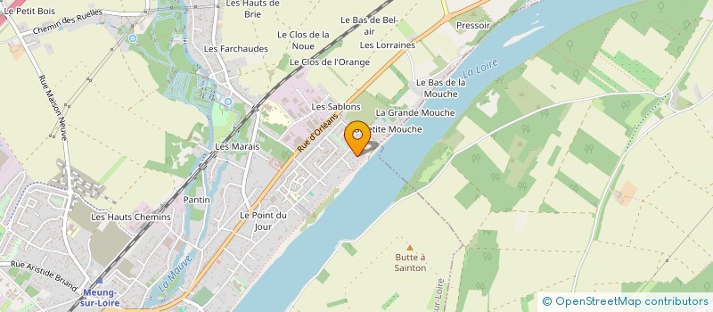 localisation de l'entreprise SCI DE L'ORME AUX LOUPS  MEUNG-SUR-LOIRE