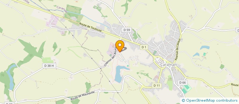 localisation de l'entreprise SCI DE L'ORME BLANC à CARAMAN