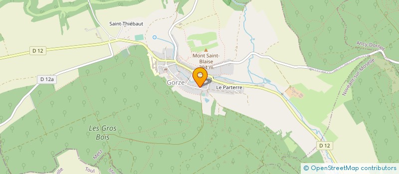 localisation de l'entreprise SCI DE L'ORME DORE  GORZE