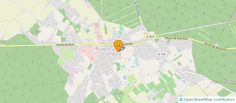 localisation de l'entreprise SCI DE L ORMEAU  MONT-PRES-CHAMBORD