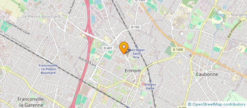 localisation de l'entreprise SCI DE L'ORMEAU à ERMONT