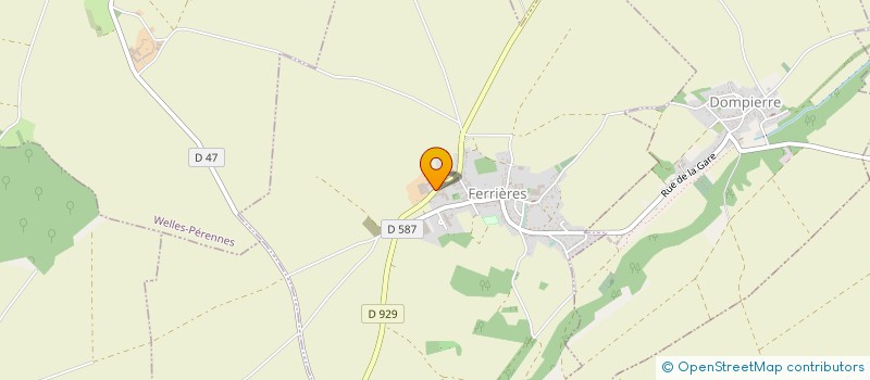 localisation de l'entreprise SCI DE L ORMELET  FERRIERES