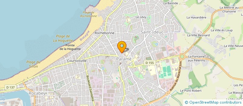localisation de l'entreprise SCI DE L'ORMERAIE  SAINT-MALO