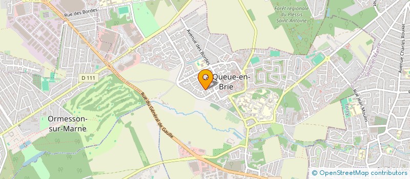 localisation de l'entreprise SCI DE L'ORMOIE  LA QUEUE-EN-BRIE