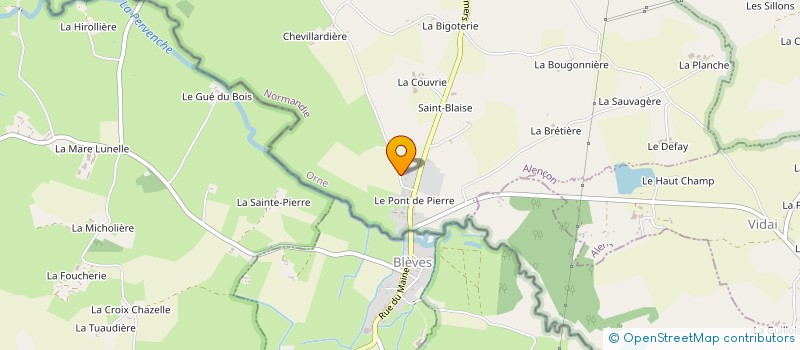 localisation de l'entreprise SCI DE L ORNE à BARVILLE