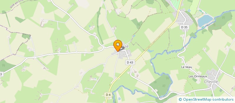 localisation de l'entreprise SCI DE L'ORQUET  AVESSE