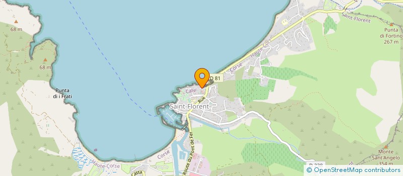 localisation de l'entreprise SCI DE L'OSPEDALE à SAINT-FLORENT