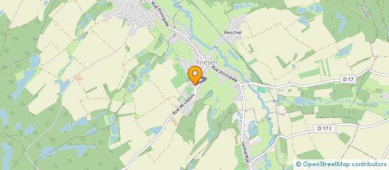 localisation de l'entreprise SCI DE L'OSTERBACH  FRIESEN