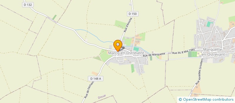 localisation de l'entreprise SCI DE L'OSTREVENT  MARCQ-EN-OSTREVENT