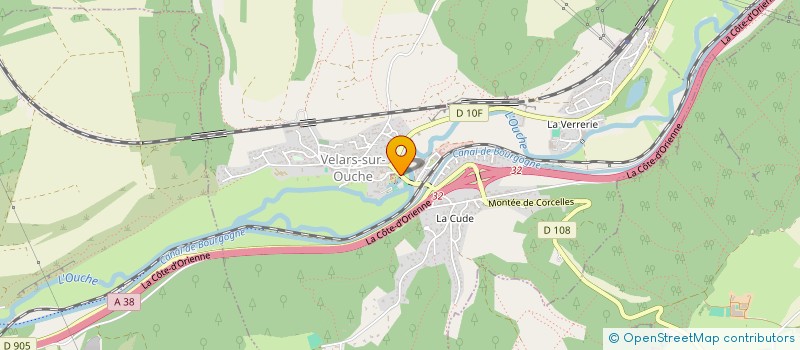 localisation de l'entreprise SCI DE L'OUCHE 21  VELARS-SUR-OUCHE