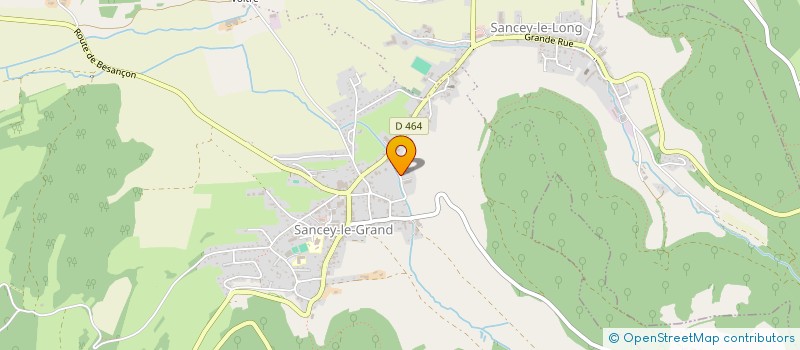 localisation de l'entreprise SCI DE L'OUCHE  SANCEY