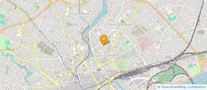 localisation de l'entreprise SCI DE L'OUCHE QUINET  NANTES