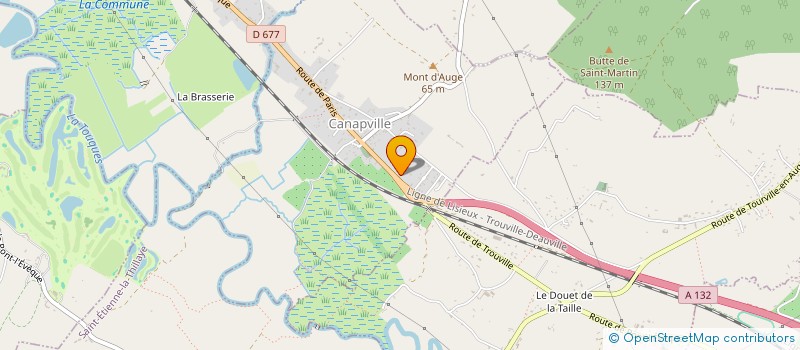 localisation de l'entreprise SCI DE L'OUEST  ENGLESQUEVILLE-EN-AUGE