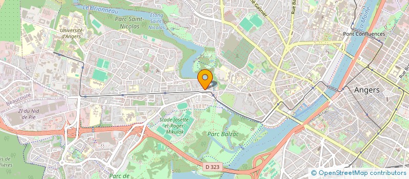 localisation de l'entreprise SCI DE L 'OUEST à ANGERS