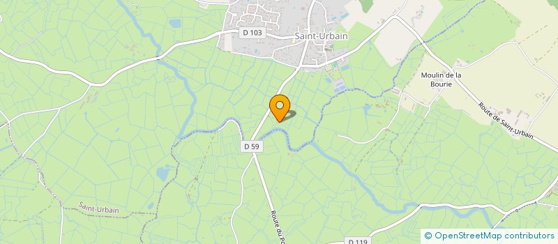 localisation de l'entreprise SCI DE L'OUEST  SAINT-GERVAIS