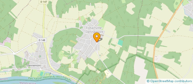 localisation de l'entreprise SCI DE L'OUEST  MAGNANVILLE