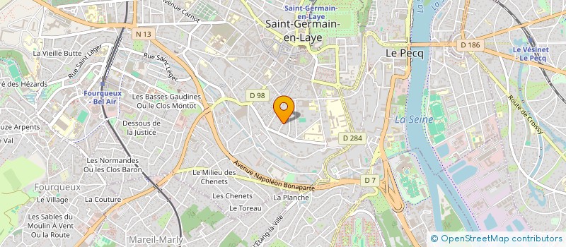 localisation de l'entreprise SCI DE L OUEST DE PARIS  SAINT-GERMAIN-EN-LAYE