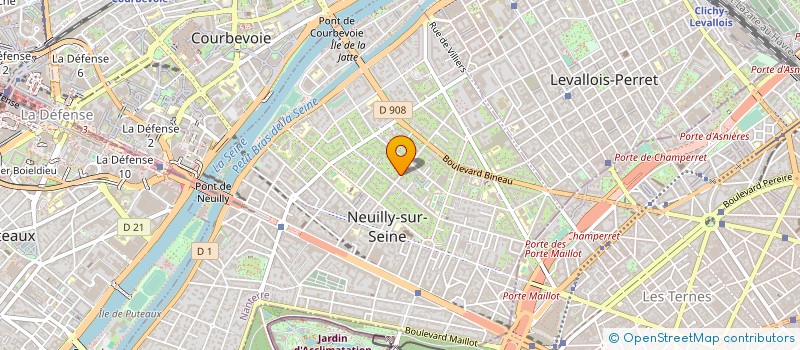 localisation de l'entreprise SCI DE L'OUILLETTE à NEUILLY-SUR-SEINE