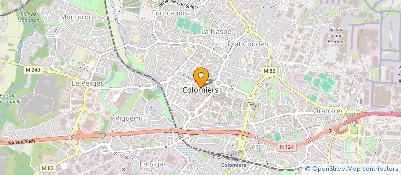 localisation de l'entreprise SCI DE L OUME à COLOMIERS