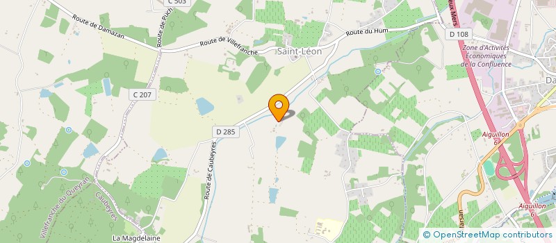 localisation de l'entreprise SCI DE L'OURBISE  VILLEFRANCHE-DU-QUEYRAN