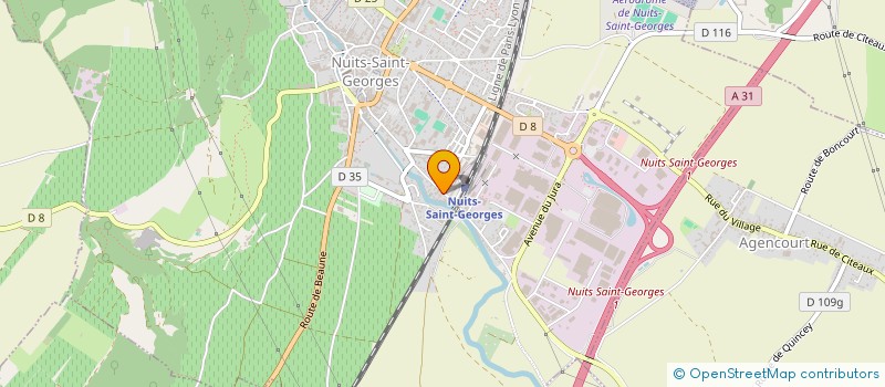 localisation de l'entreprise SCI DE L OURCE à NUITS-SAINT-GEORGES
