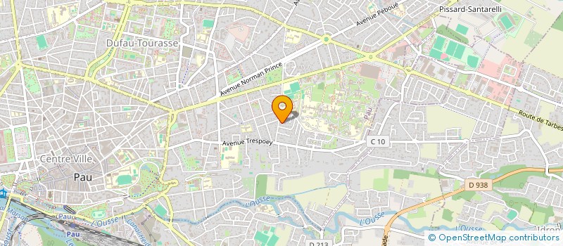 localisation de l'entreprise SCI DE L OUREL à PAU