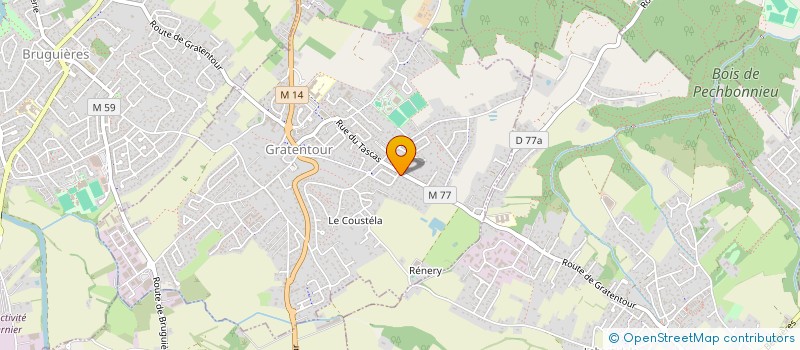 localisation de l'entreprise SCI DE L OURRIDE  GRATENTOUR