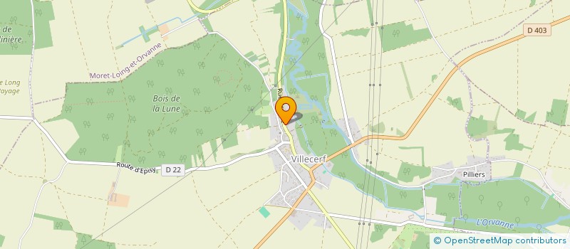 localisation de l'entreprise SCI DE L OURS  MORET-LOING-ET-ORVANNE