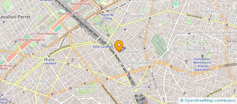 localisation de l'entreprise SCI DE L'OURS  PARIS