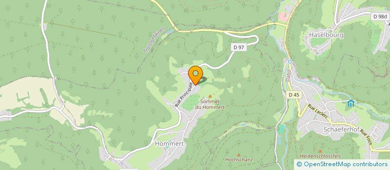 localisation de l'entreprise SCI DE L OURS  HOMMERT