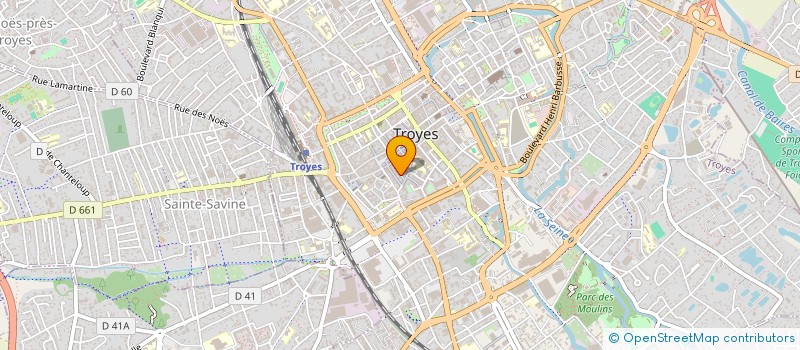 localisation de l'entreprise SCI DE L'OURS à TROYES