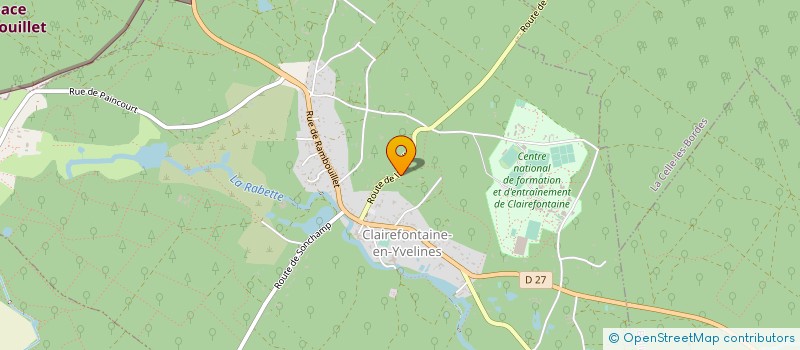 localisation de l'entreprise SCI DE L'OURS  CLAIREFONTAINE-EN-YVELINES