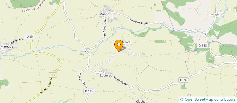 localisation de l'entreprise SCI DE L'OURS  LE VERNET STE MARGUERITE