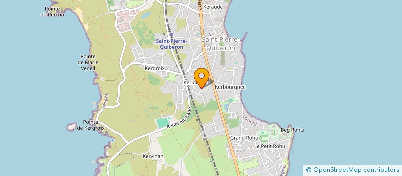 localisation de l'entreprise SCI DE L'OURS  SAINT-PIERRE-QUIBERON