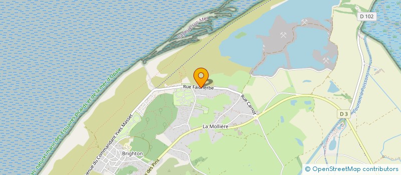 localisation de l'entreprise SCI DE L'OURS à CAYEUX-SUR-MER