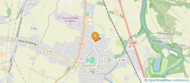localisation de l'entreprise SCI DE L'OURSE à LABARTHE-SUR-LEZE