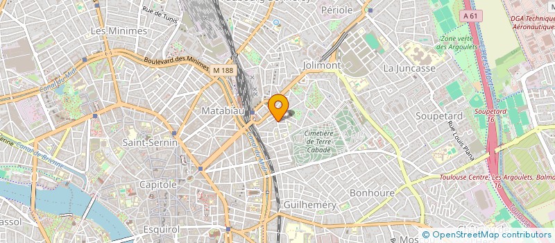 localisation de l'entreprise SCI DE L'OURSE à TOULOUSE