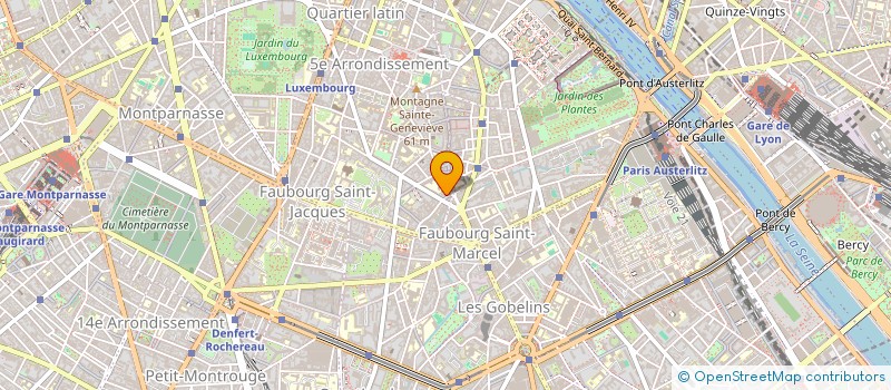 localisation de l'entreprise SCI DE L' OURSINE N4  PARIS