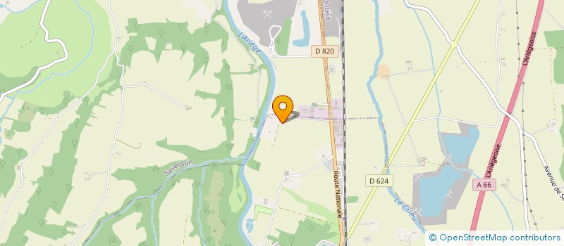 localisation de l'entreprise SCI DE L'OUSTAL à LE VERNET