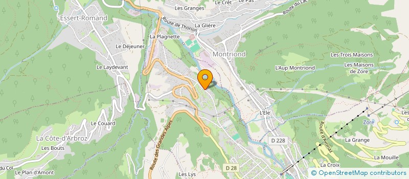 localisation de l'entreprise SCI DE L OUSTALET à MORZINE