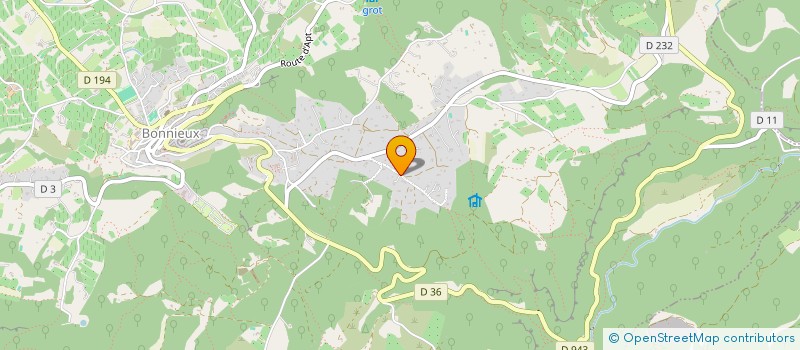 localisation de l'entreprise SCI DE L'OUSTEAU DE MIREPAU  BONNIEUX