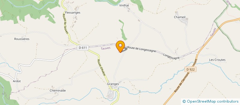 localisation de l'entreprise SCI DE L'OUSTOUILLOUX  LARODDE