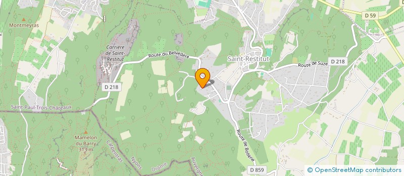 localisation de l'entreprise SCI DE L'OVE  SAINT-RESTITUT