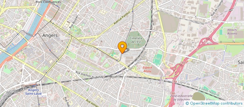 localisation de l'entreprise SCI DE L'UBAYE à ANGERS
