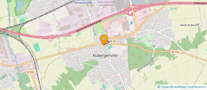 localisation de l'entreprise SCI DE L'UNION 3  AUBERGENVILLE