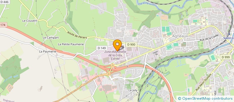 localisation de l'entreprise SCI DE L UNION  AGNEAUX