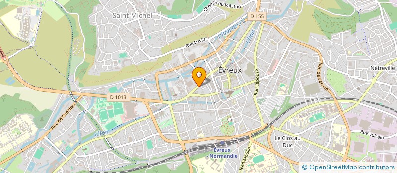 localisation de l'entreprise SCI DE L UNION  EVREUX