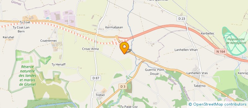 localisation de l'entreprise SCI DE L'UNION  GLOMEL